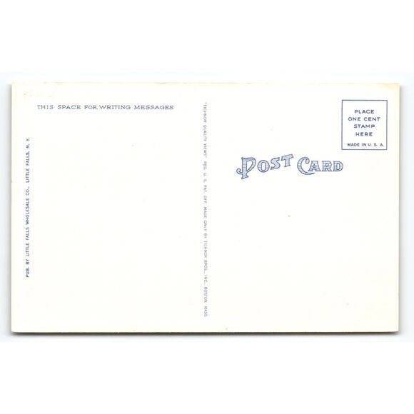 Vintage Linen Postcard General Herkimer Homestead Little Falls NY - Picture 2 of 2